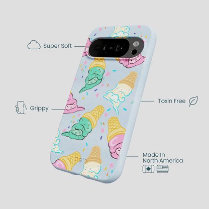 Powder Blue Meltdown Club Google Pixel 10/10 Pro Case