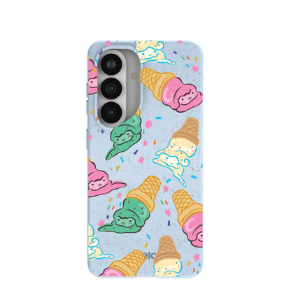 Powder Blue Meltdown Club Samsung Galaxy S26 Case