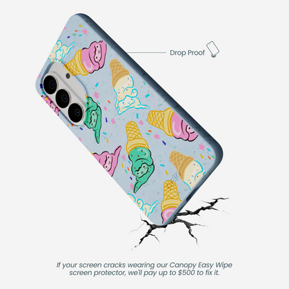 Powder Blue Meltdown Club Samsung Galaxy S26 Case