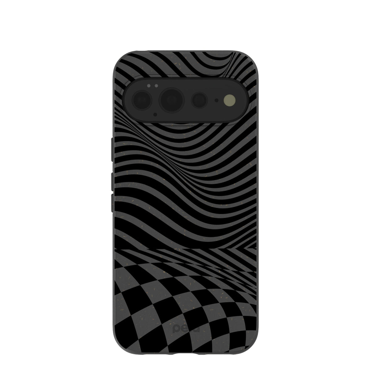 Black Melted Checkers Google Pixel 11 Pro XL Case
