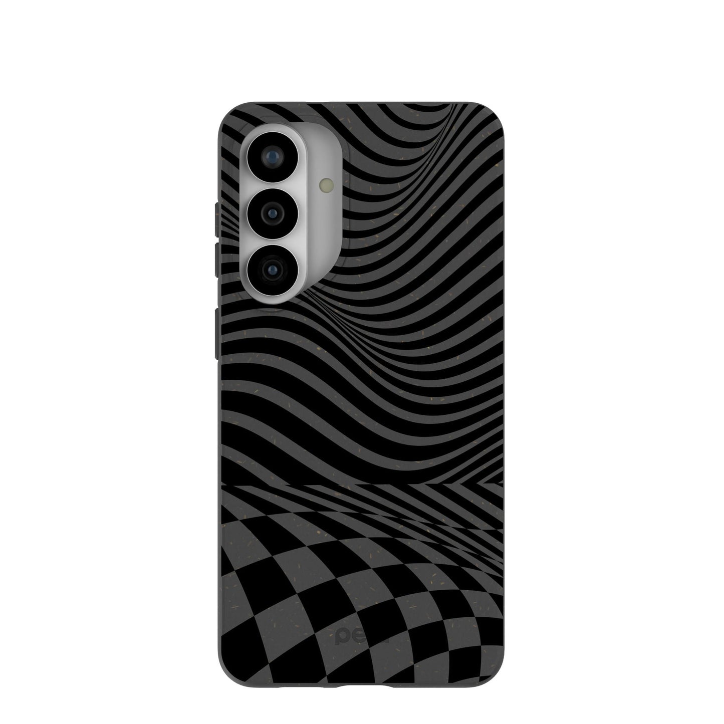 Black Melted Checkers Samsung Galaxy S26+(Plus) Case