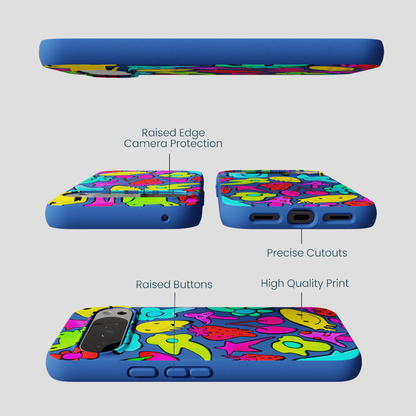 Electric Blue Melty Mood Google Pixel 10 Pro XL Case