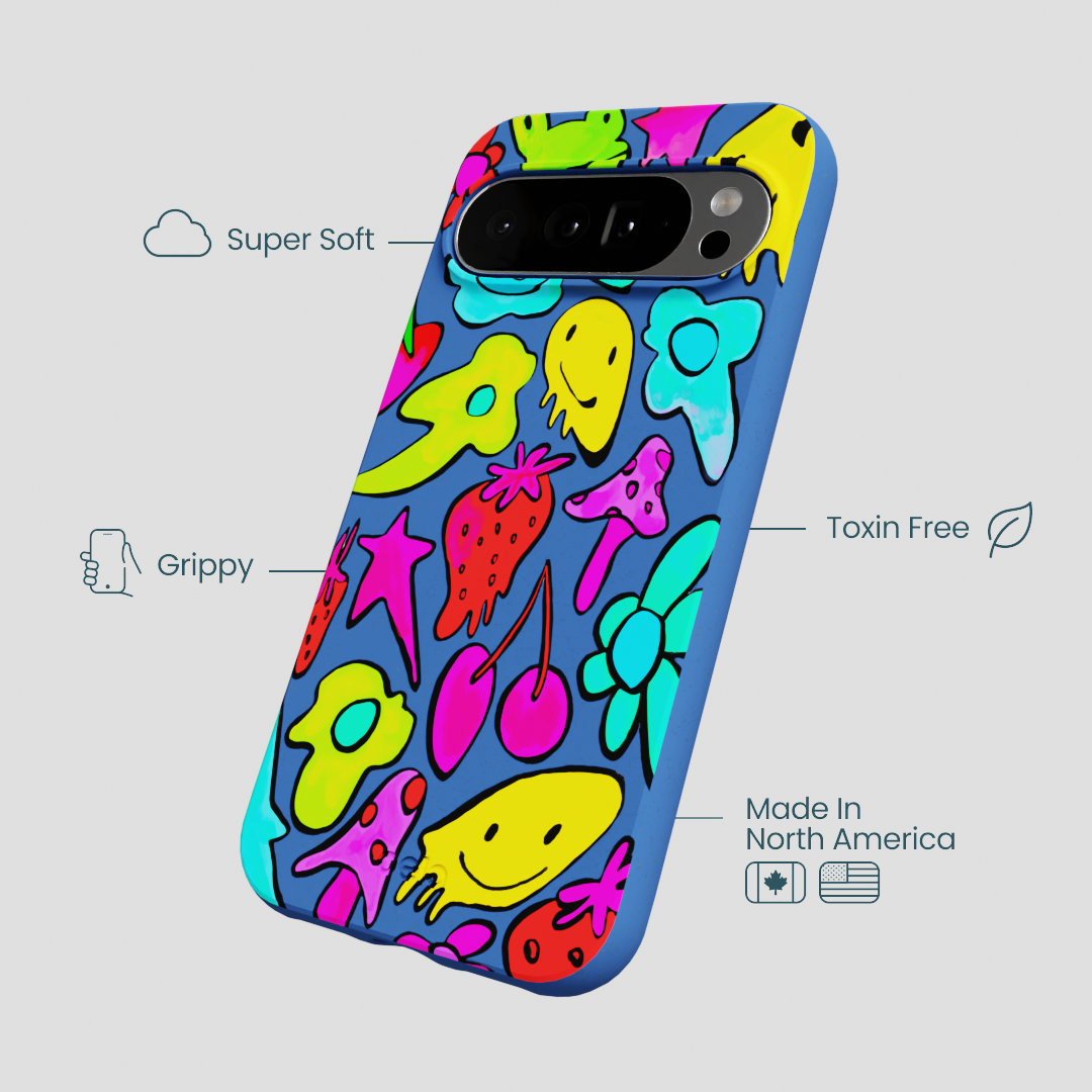Electric Blue Melty Mood Google Pixel 10 Pro XL Case