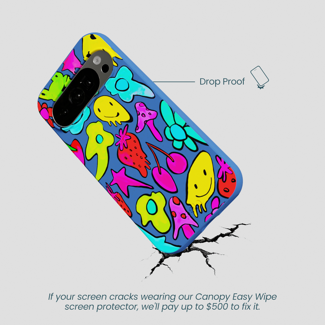 Electric Blue Melty Mood Google Pixel 10/10 Pro Case