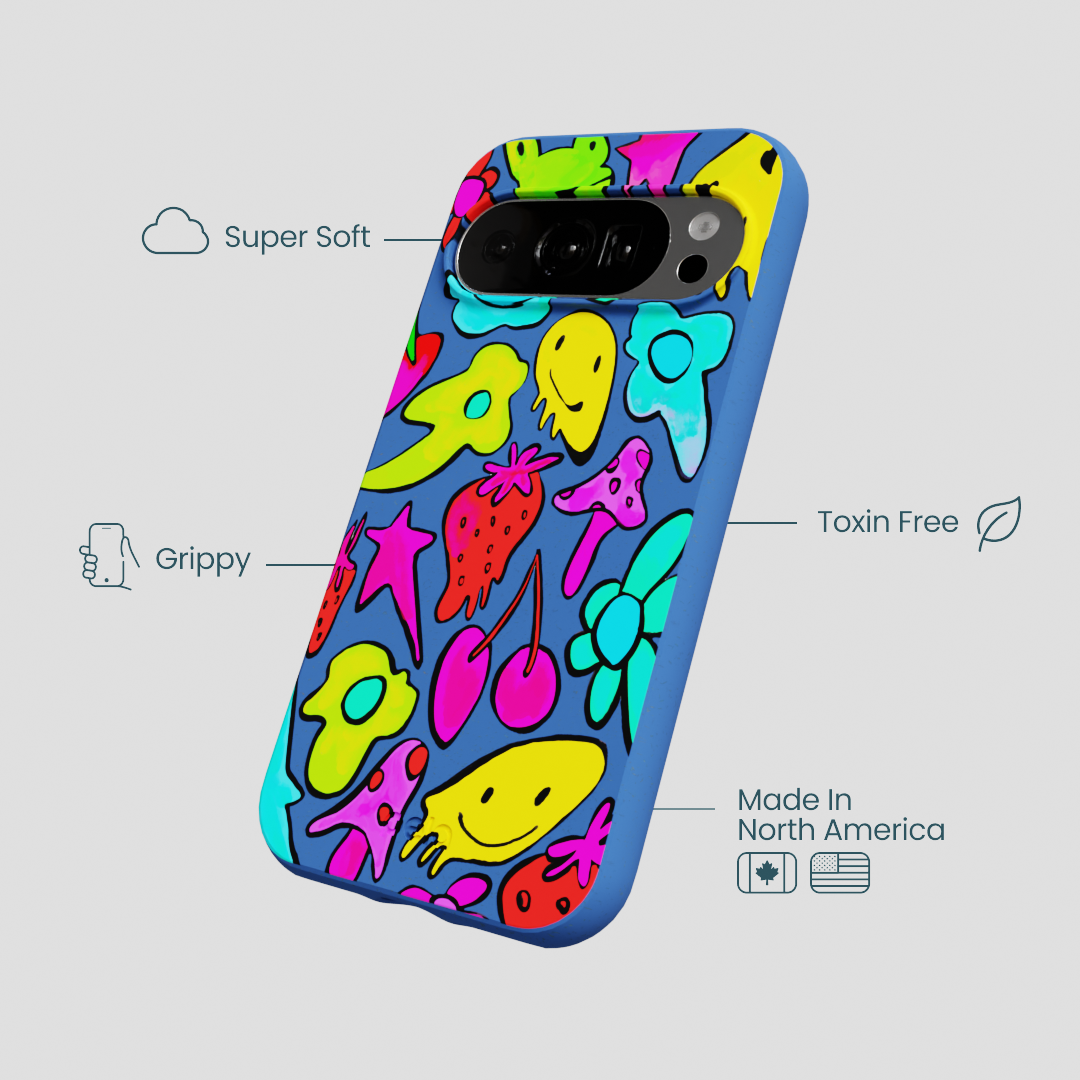 Electric Blue Melty Mood Google Pixel 10/10 Pro Case