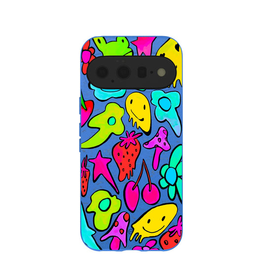 Electric Blue Melty Mood Google Pixel 11 Case