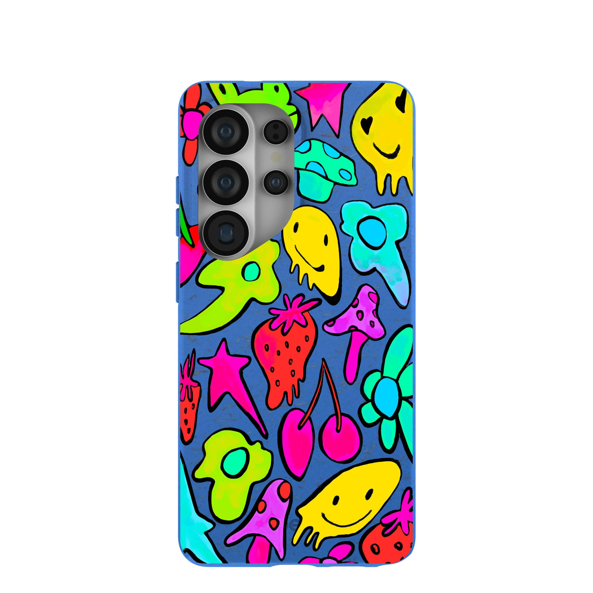 Electric Blue Melty Mood Samsung Galaxy S26 Ultra Case