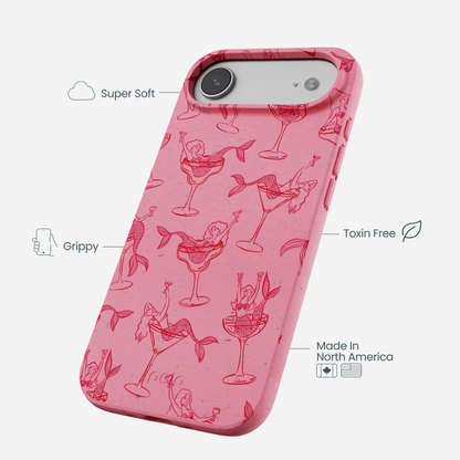 Bubblegum Pink Mermaid Cocktail iPhone Air Case