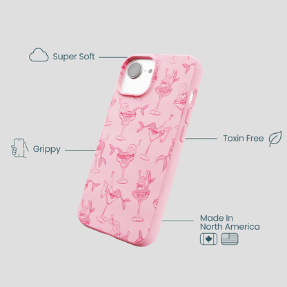 Bubblegum Pink Mermaid Cocktail iPhone 16e/17e Case