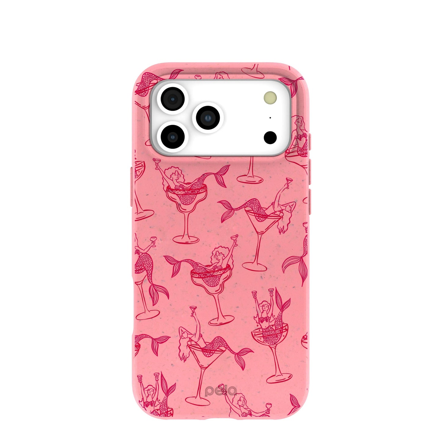 Bubblegum Pink Mermaid Cocktail iPhone 17 Pro Max Case