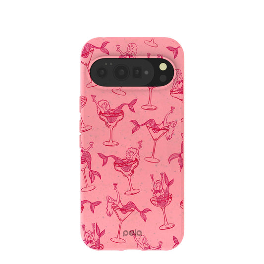 Bubblegum Pink Mermaid Cocktail Google Pixel 10 Pro XL Case