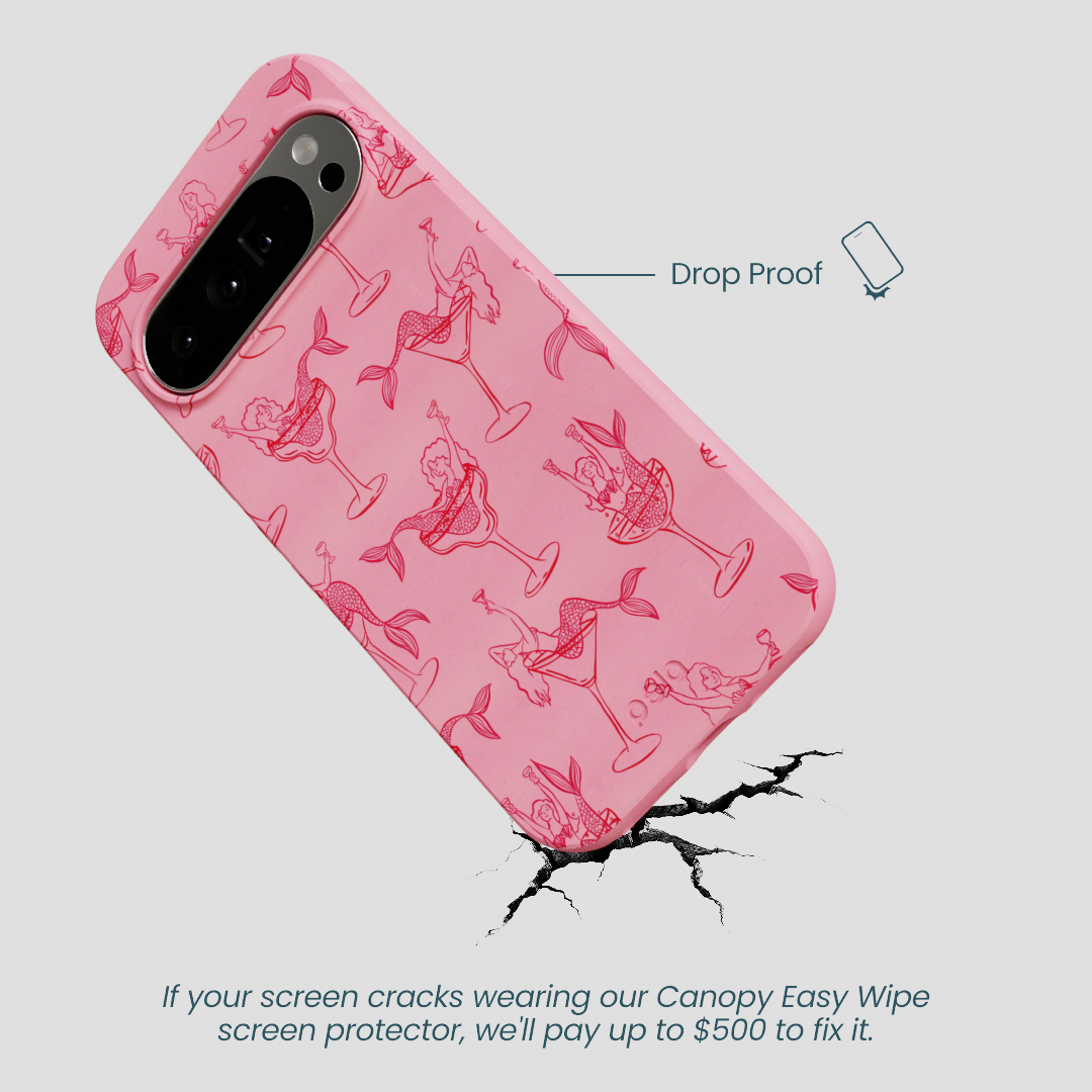 Bubblegum Pink Mermaid Cocktail Google Pixel 10 Pro XL Case