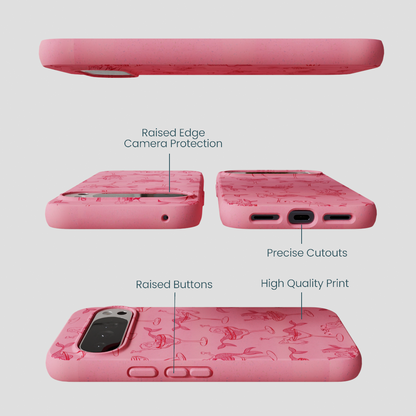 Bubblegum Pink Mermaid Cocktail Google Pixel 10 Pro XL Case
