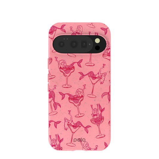 Bubblegum Pink Mermaid Cocktail Google Pixel 10/10 Pro Case