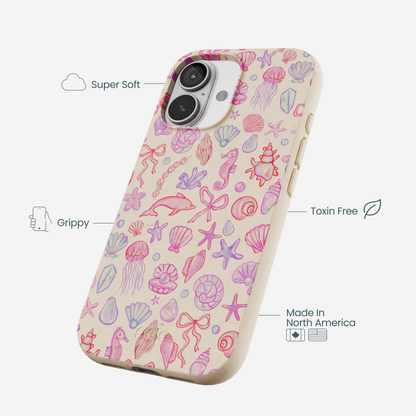 Seashell Mermaid Dreams iPhone 17 Case
