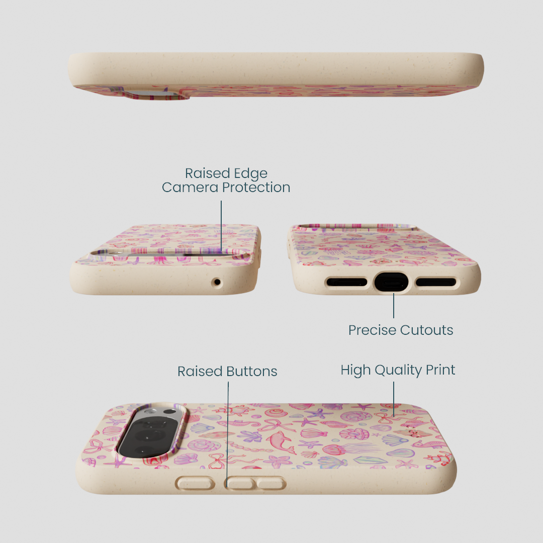 Seashell Mermaid Dreams Google Pixel 10/10 Pro Case