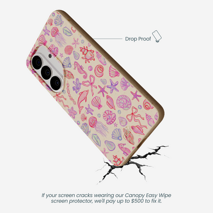 Seashell Mermaid Dreams Samsung Galaxy S26 Case