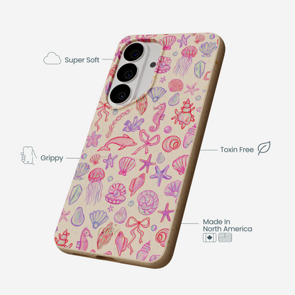Seashell Mermaid Dreams Samsung Galaxy S26 Case