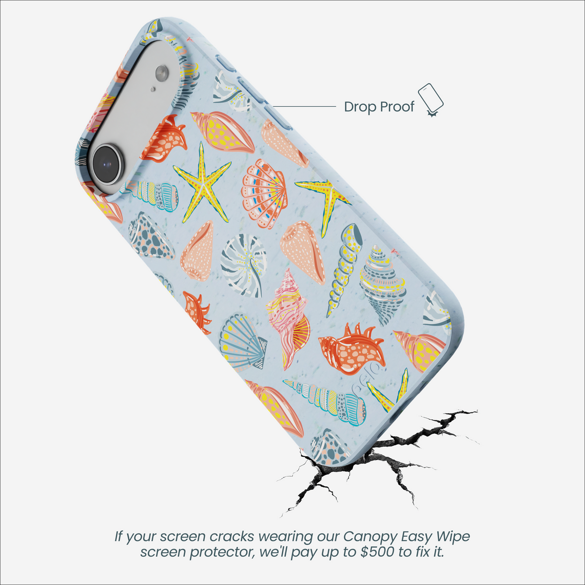 Powder Blue Mermaid Finds iPhone Air Case