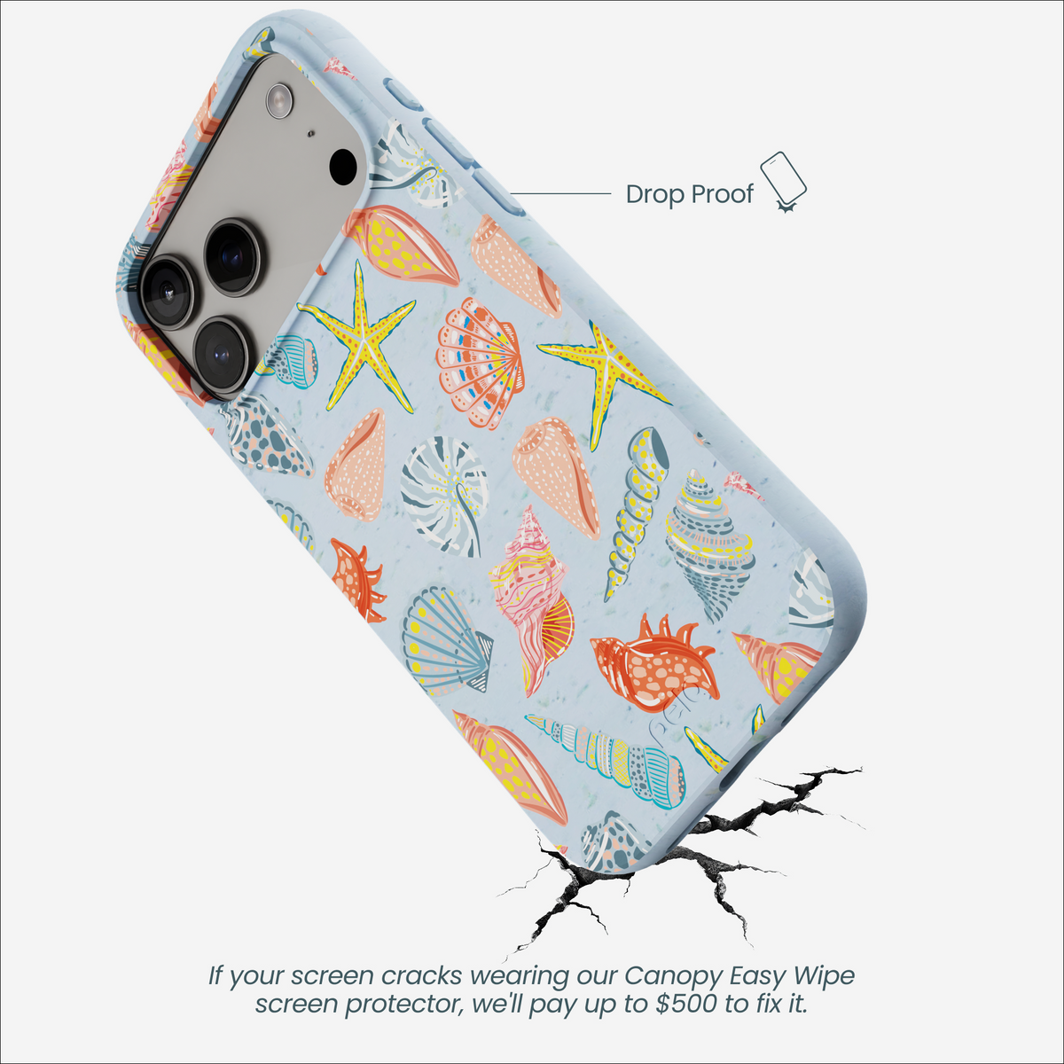 Powder Blue Mermaid Finds iPhone 17 Pro Max Case