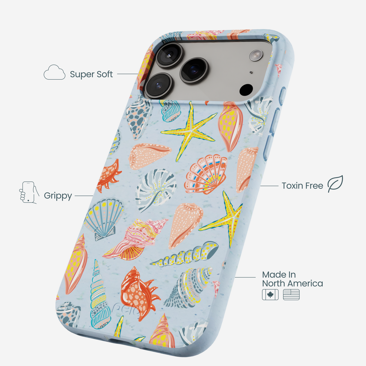 Powder Blue Mermaid Finds iPhone 17 Pro Max Case