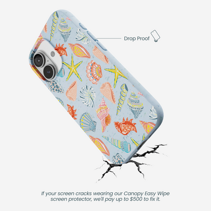 Powder Blue Mermaid Finds iPhone 17 Case