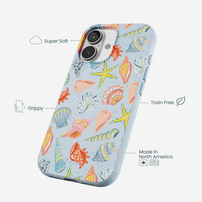 Powder Blue Mermaid Finds iPhone 17 Case