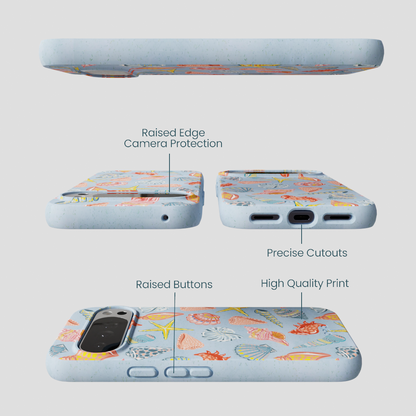 Powder Blue Mermaid Finds Google Pixel 10 Pro XL Case