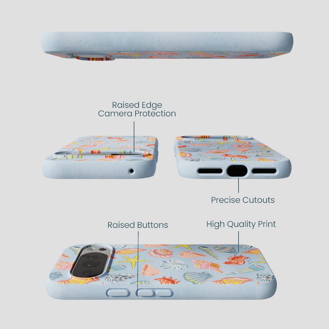 Powder Blue Mermaid Finds Google Pixel 10/10 Pro Case