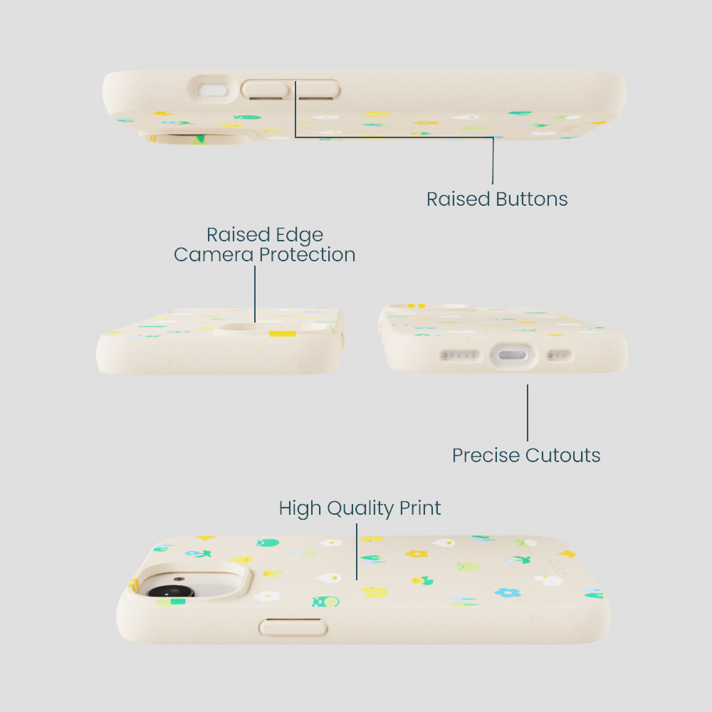 Seashell Merry Medley iPhone 16e/17e Case