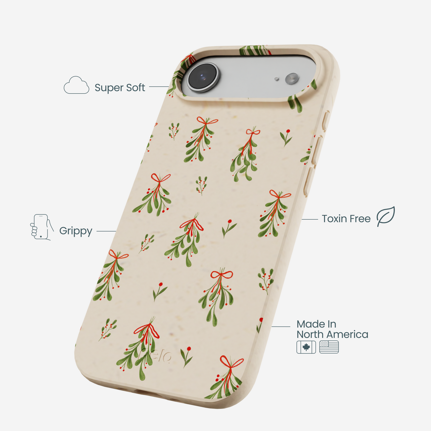 Seashell Merry Mistletoe iPhone Air Case