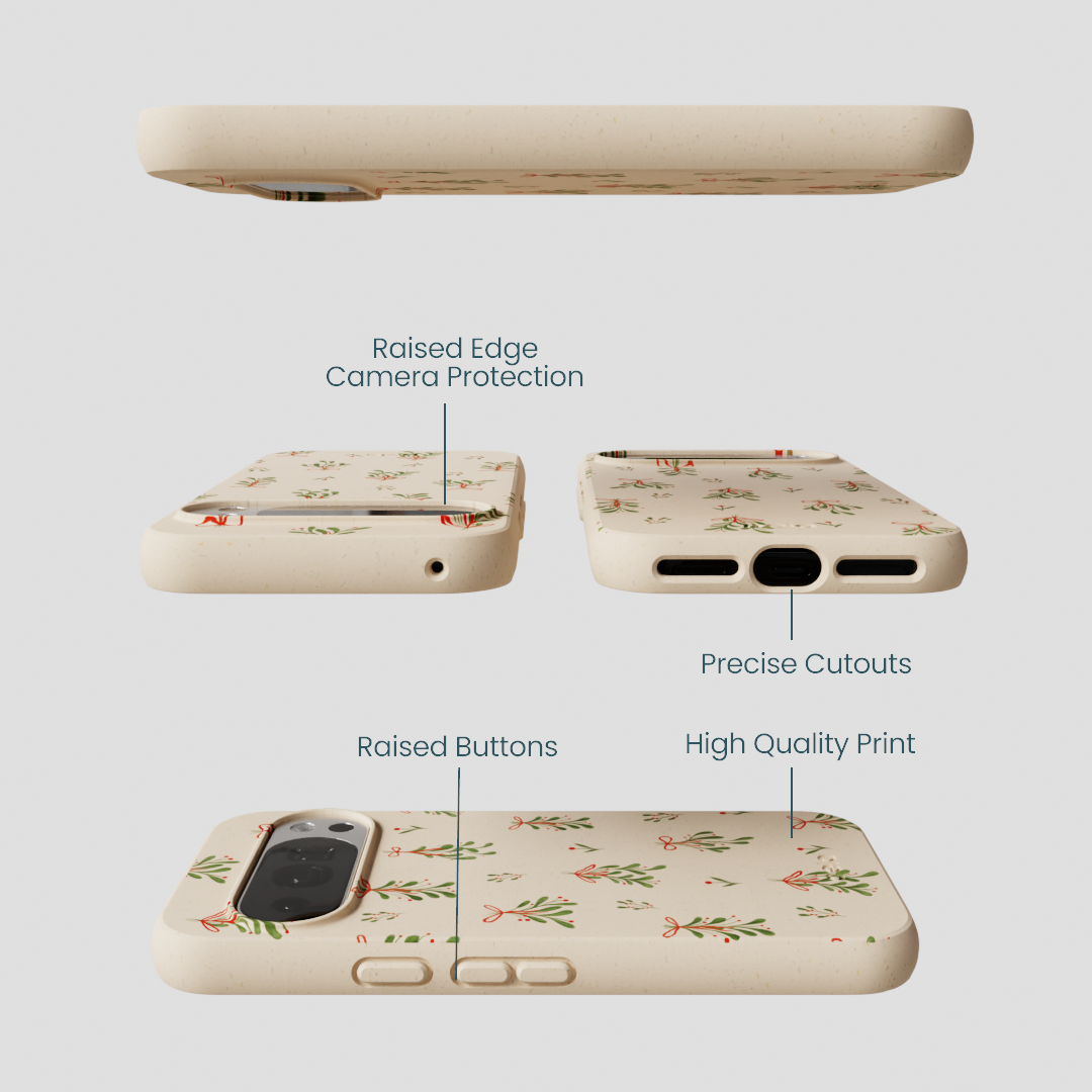 Seashell Merry Mistletoe Google Pixel 10/10 Pro Case