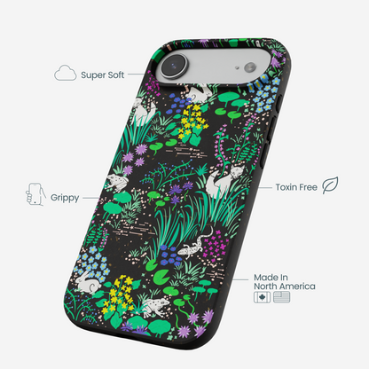 Black Midnight Pond iPhone Air Case