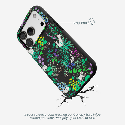 Black Midnight Pond iPhone 17 Pro Case
