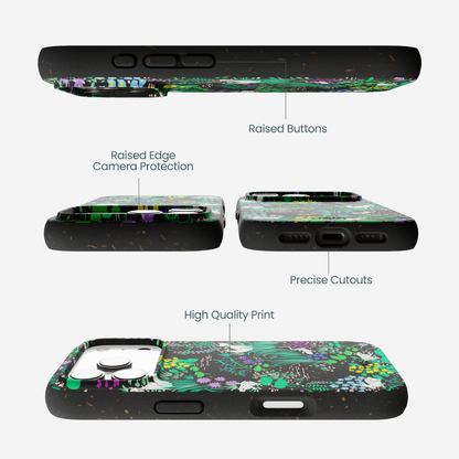 Black Midnight Pond iPhone 17 Pro Case