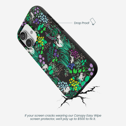 Black Midnight Pond iPhone 17 Case