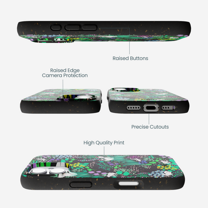 Black Midnight Pond iPhone 17 Case