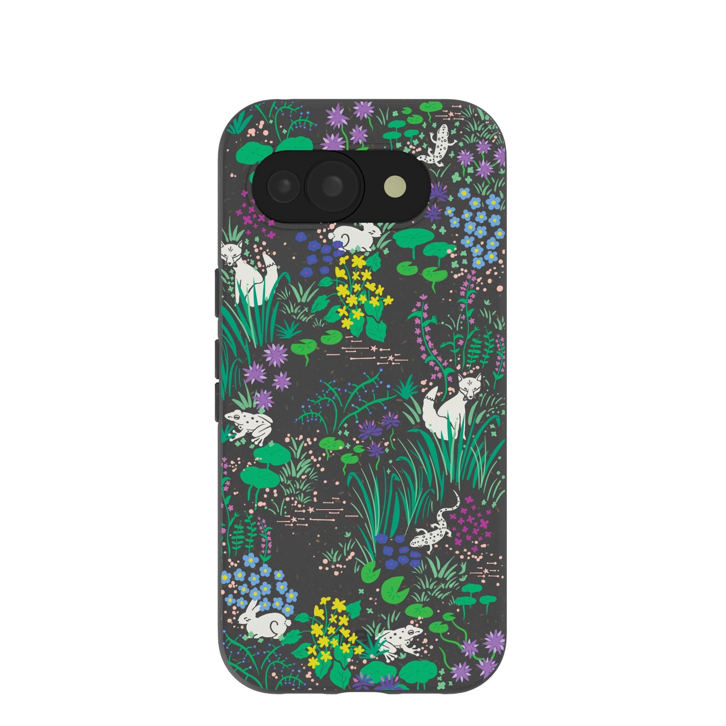 Black Midnight Pond Google Pixel 10a Case