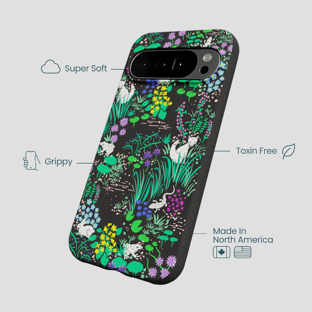 Black Midnight Pond Google Pixel 10 Pro XL Case