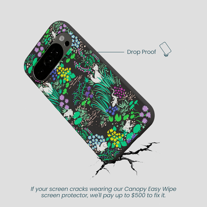 Black Midnight Pond Google Pixel 10/10 Pro Case