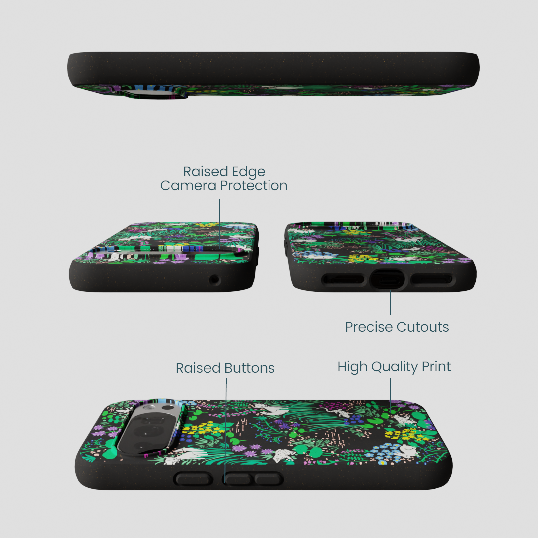 Black Midnight Pond Google Pixel 10/10 Pro Case