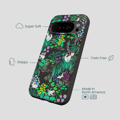 Black Midnight Pond Google Pixel 10/10 Pro Case