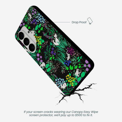 Black Midnight Pond Samsung Galaxy S26 Case