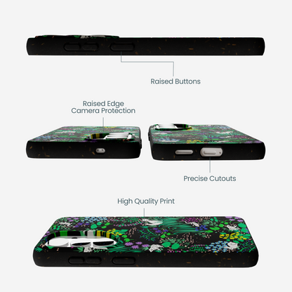 Black Midnight Pond Samsung Galaxy S26 Case