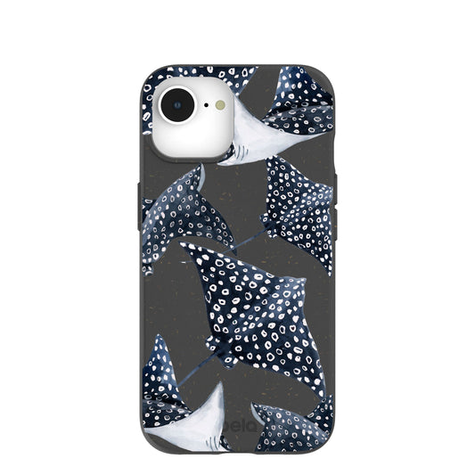 Black Midnight Rays iPhone 16e/17e Case
