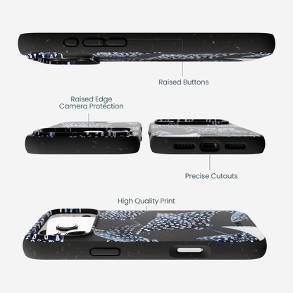Black Midnight Rays iPhone 17 Pro Max Case