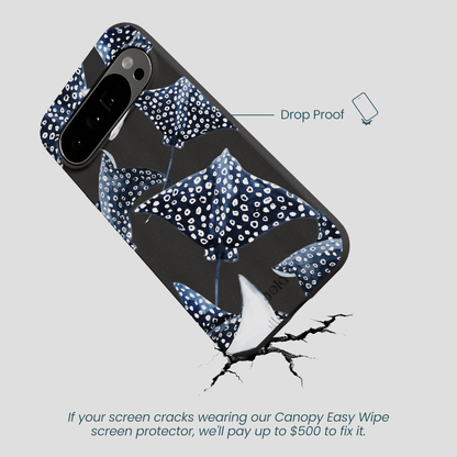 Black Midnight Rays Google Pixel 10 Pro XL Case