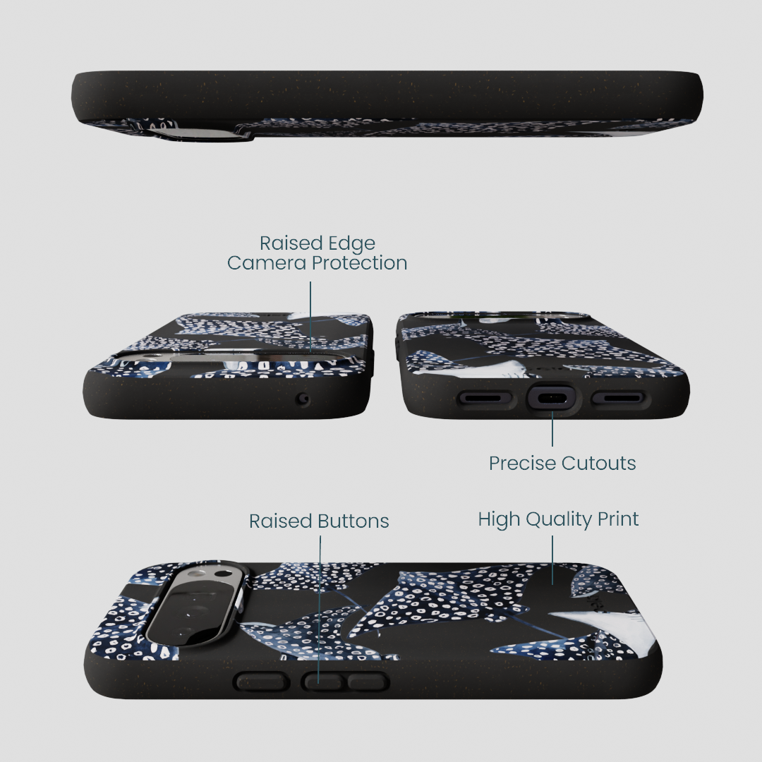 Black Midnight Rays Google Pixel 10 Pro XL Case