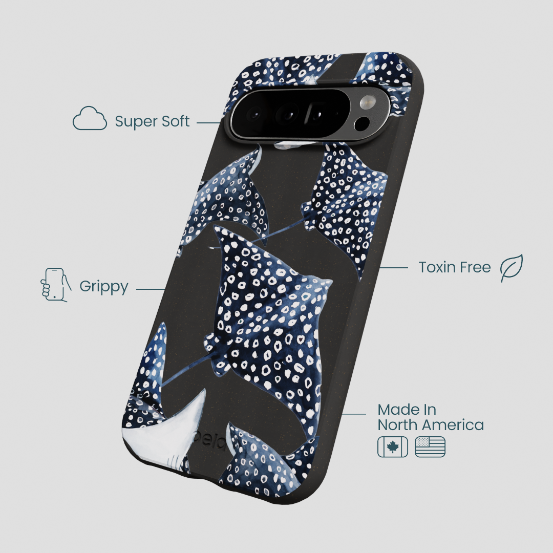 Black Midnight Rays Google Pixel 10 Pro XL Case