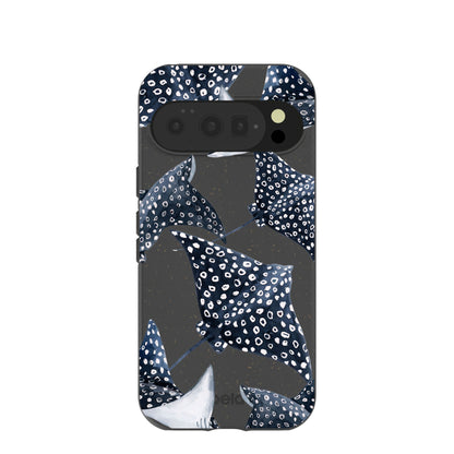Black Midnight Rays Google Pixel 10/10 Pro Case